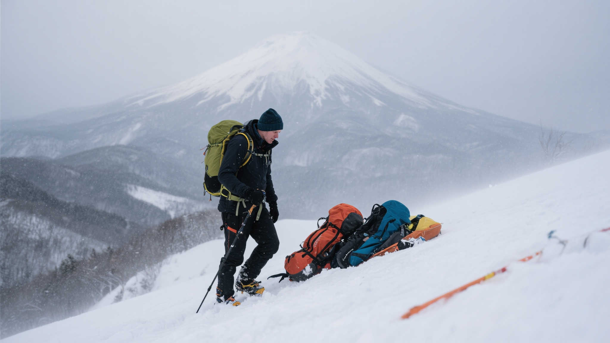 险成羊蹄山‘亡魂’！英国游客山中遇难引发关注