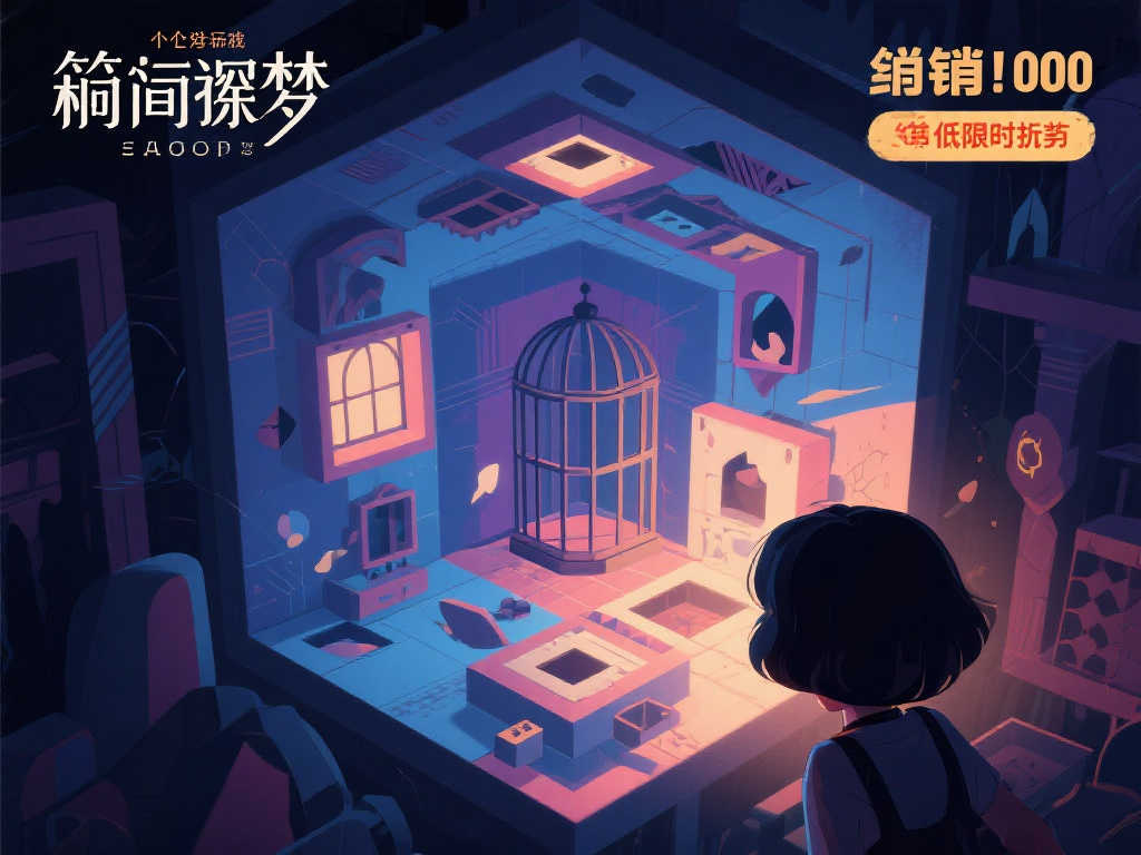 《笼中窥梦》视觉解谜独立游戏热销超百万，限时史低优惠火爆开启